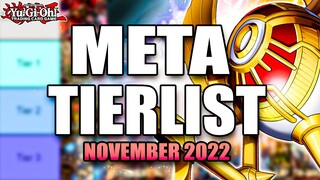 Yu-Gi-Oh! Meta Tierlist November 2022