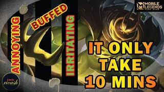 10 mins Buffed Gloo Game Play MLBB | Best Build 2022 | Emblem | Pro Guide | Tips & Tricks | Skills