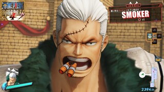 【ONE PIECE 海賊無双4】スモーカー モーション集 Smoker Moveset