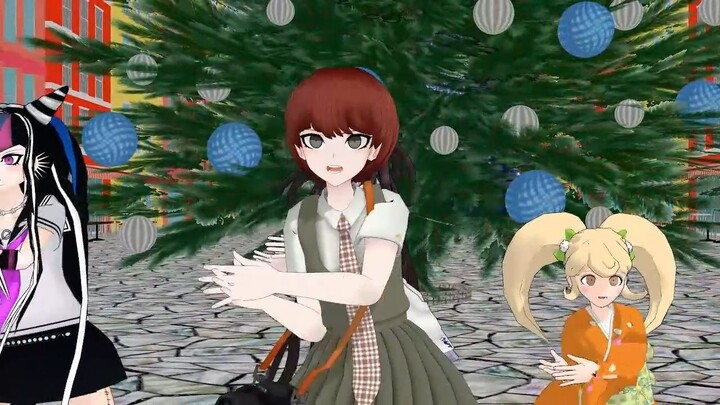 【mmdダンガンロンパ】小泉真昼＆澪田唯吹＆罪木蜜柑＆西園寺日寄子でsnow song show