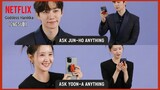Junho & Yoona (King The Land Leads) in Netflix' Ask Me Anything (Eng Sub)