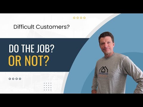 Its Ok to say NO! Dealing with difficult customers.