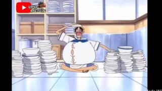 Cạn lời với Luffy. Không ai ăn Luffy xử hết