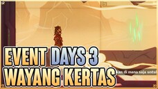 Event Wayang Kertas Hari Ke 3 - Genshin Impact 3.4