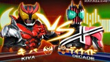 Kamen Rider Climax Heroes PS2 (Kiva King Form) vs (Decade) HD