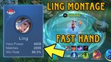 Ling Fast Hand Montage - Mobile Legends