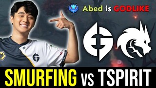 EG.Abed PUCK (POV) Looks Like SMURFING against TI Champs "TSPIRIT"