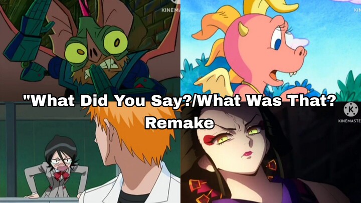 "What Did You Say?"/ "What Was That?" Remake Compilation By EJA