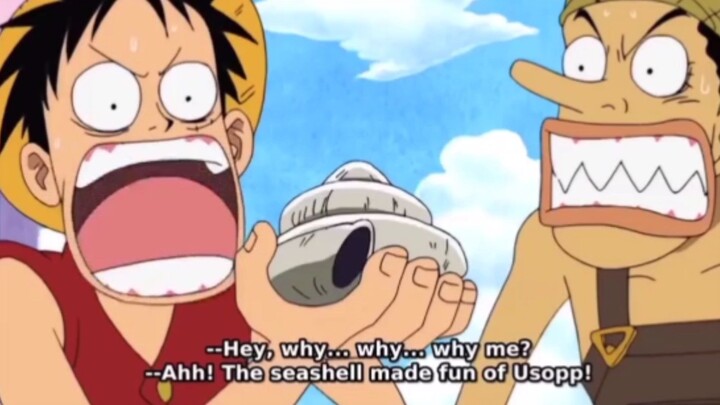 Luffy using a tone dial: