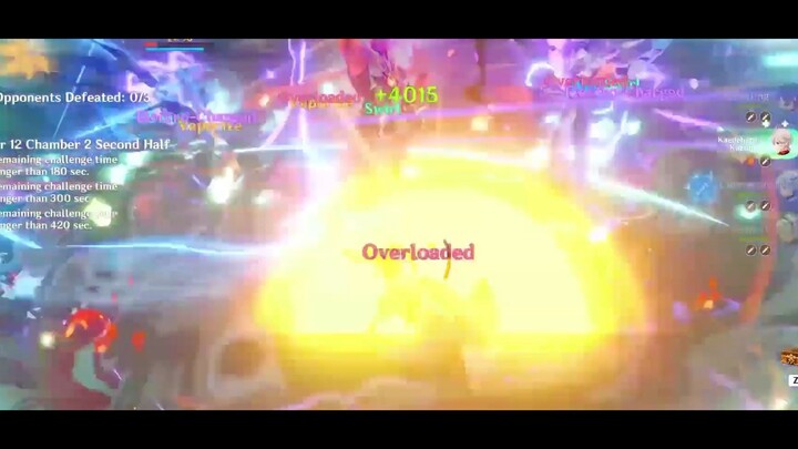 Khuếch tán thế này thì còn đâu quái cho dps #lahoangenshin