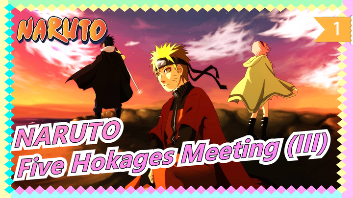 [NARUTO:Shippuden|Kakashi]Five Hokages Meeting(3)-Naruto kneels and begs Raikage to let Sasuke go_A