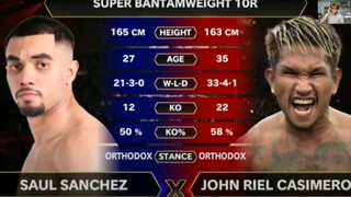 Saul Sanchez 🆚 Johnriel Casimiro