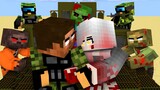 Zombie Girl Secretly In love (First Love) - Minecraft Animation
