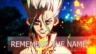 Dr. Stone 「AMV」 Remember The Name  [60FPS]