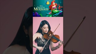 The Little Mermaid 🧜🏻‍♀️ Part of your world violin cover #littlemermaid #violin