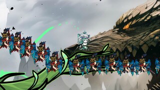 "Kami's Game" 9 - Map fragment of the Cliff of Confusion, Maki Kanna appears, 12 bird beastmen hidin