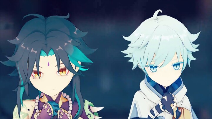 Chongyun & Xiao: Where is my traveler? / My Kinsen is made of water