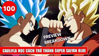 Caulifla học cách sử dụng Super Saiyan Blue