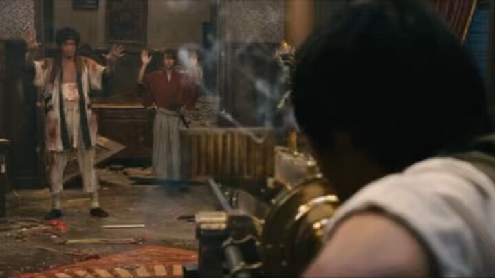 Gatling Gun Fight Scene In Rorouni Kenshin