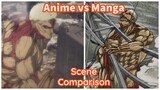 Anime vs Manga | Attack on Titan Season 4 Scene Comparison | Part 1