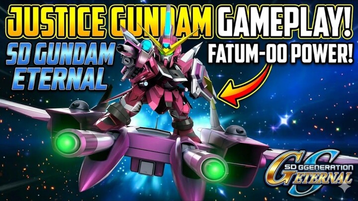 Potensi Sesungguhnya dari Keadilan !! Justice Gundam gameplay