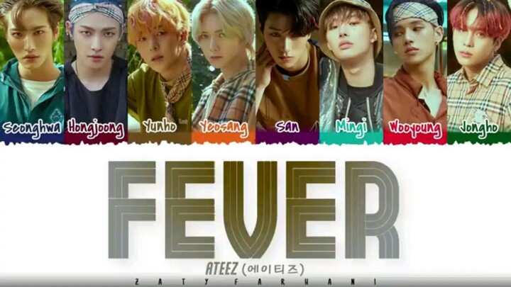 ATEEZ (FEVER) LYRICS (에잍즈)