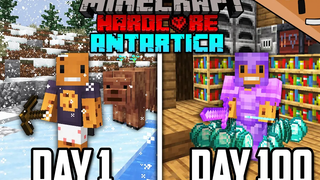ฉันรอดชีวิต 100 วันในแอนตาร์กติกาในเกม Minecraft สุดฮาร์ดคอร์ นี่คือสิ่งที่เกิดขึ้น