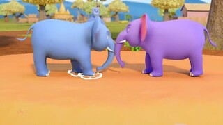 Ek Mota Hathi Khelne Gaya, एक मोटा हाथी, Hindi Cartoon Song and Baby Videos
