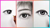 Hướng Dẫn Vẽ Mắt chân thực / Đỉnh cao vẽ tranh họa sĩ Tiktok #1 / Beautiful Eye Drawing Tutorial