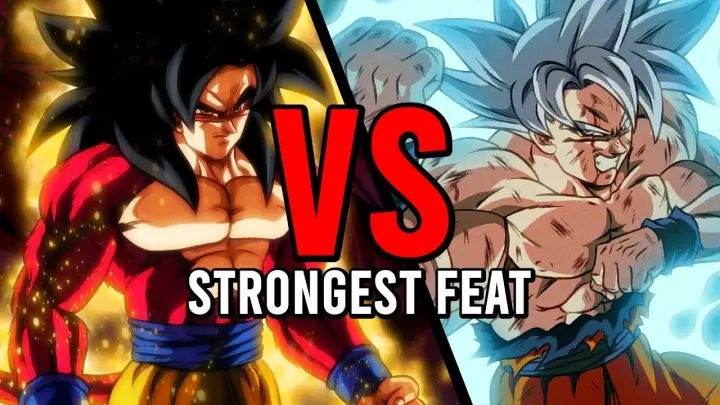 SUPER SAIYAN 4 Goku Vs ULTRA INSTINCT Goku: Who Has STRONGER FEATS? (Dragon Ball Super Vs GT)