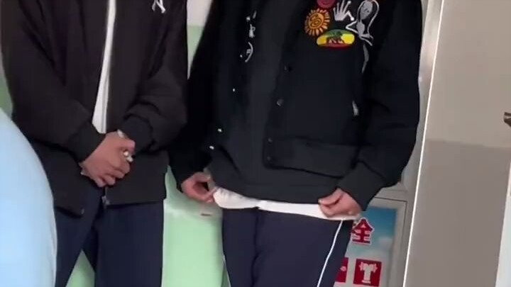 High school troublemaker? More like a general—with all those medals on their uniform!