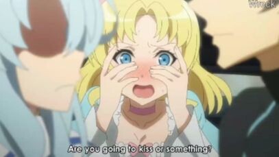 shot on iPhone meme but it's anime