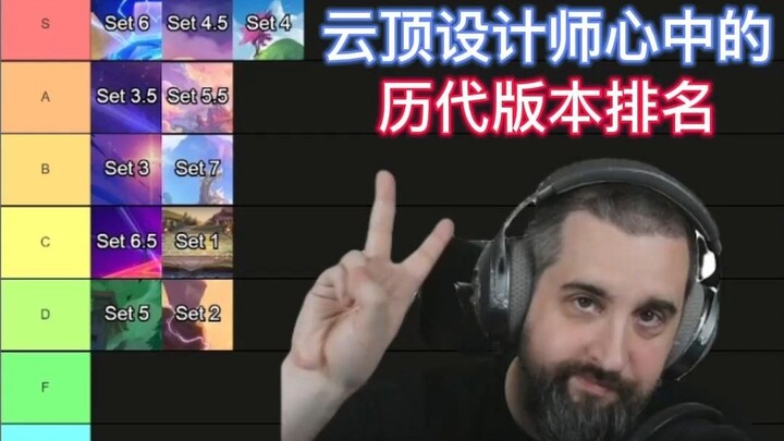 Bảng xếp hạng các phiên bản qua từng thời kỳ trong mắt nhà thiết kế Đỉnh Mây!