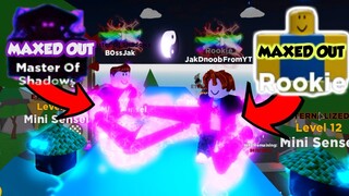 I UNLOCKED THE LAST RANK - MASTER VS ROOKIE Roblox Ninja Legend