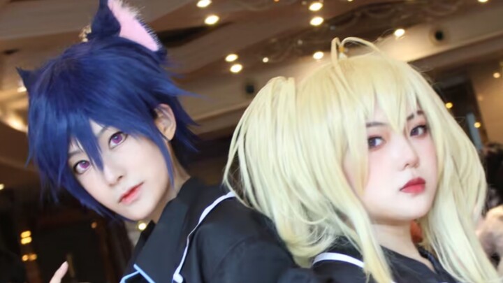 [Shugo Chara cosplay] Trouble Maker of the Tsukuyomi siblings! (Practice room version)