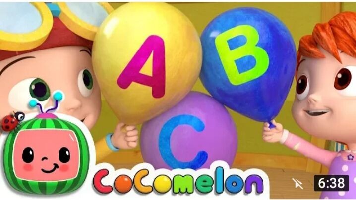 Cocomelon - A B C D songs with ballons