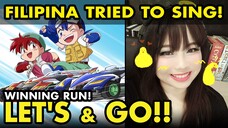 Filipina sings Japanese anime song - LET'S & GO anime opening 1 - cover by Vocapanda