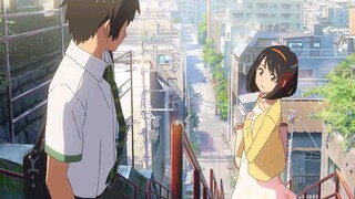 "Namamu"-Makoto Shinkai AZU Tongじ空みつめてるあなた-Jarak antara hati dan hati hanyalah senja