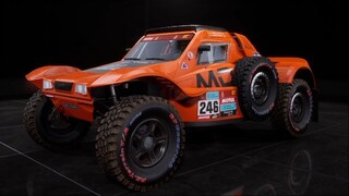 Car MD Optimus Evo 3 in Dakar Desert Rally. MD rallye sport