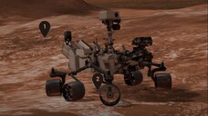 Mars rover Curiosity exploring Gale crater and Mount Sharp on Mars
