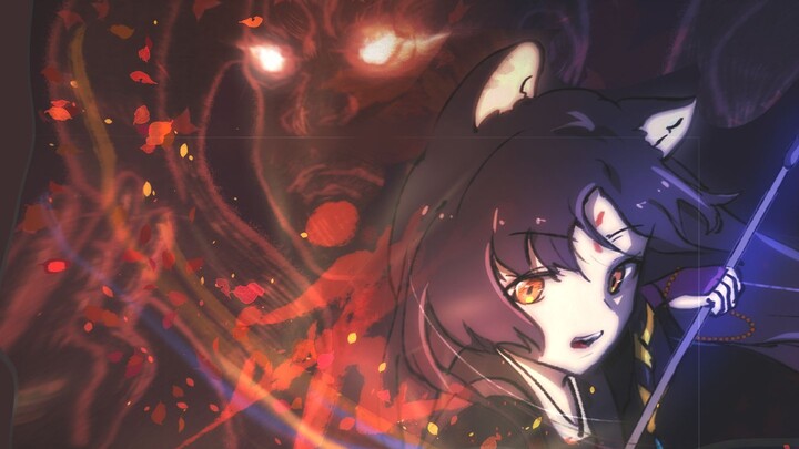 [Arknights/Film Pendek] Saya menganimasikan mata marah Saga!
