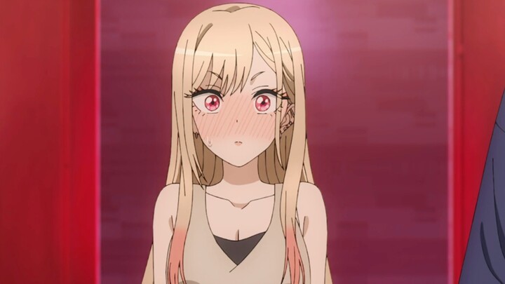 "It was my wife who invited me first, but now she's blushing and shy?"