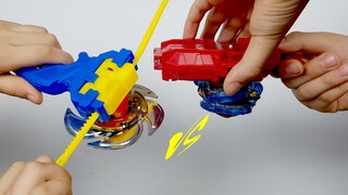 Lần Đầu Đấu Thử Con Quay Beyblade Với Con Quay Hồi Chuyển 5 Cánh Bằng Sắt