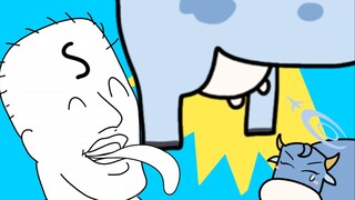 挤点儿×亚子×牛奶【蔚蓝档案小动画】