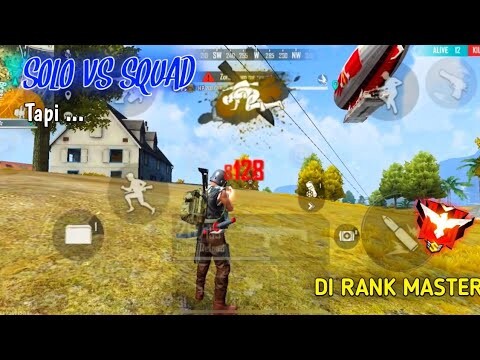 SOLO VS SQUAD DI RANK MASTER KETEMU MUSUH KAYA GINI⁉️ AUTO PANEN KILL‼️