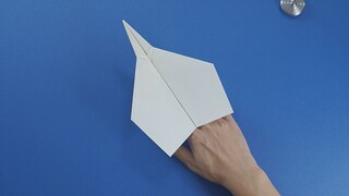 How to Improve Your Paper Airplane! Unique locking technique, back-locking paper airplane