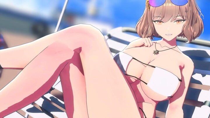 【NIKKE】ملابس السباحة أنيس / CH4NGE[MMD]