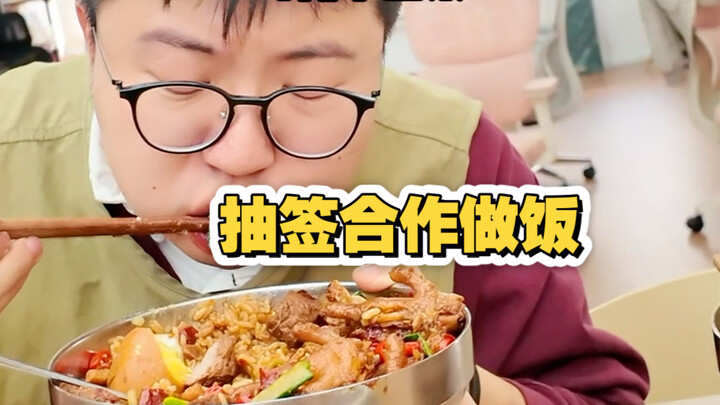 All the workplace skills are being used for cooking now!