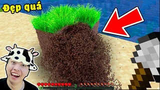 Vinh Bị Đau Mắt Vì Phiên Bản Minecraft Đẹp Nhất Thế Giới 😛 THỬ THÁCH NHỮNG KHỐI SIÊU TO LUÔN