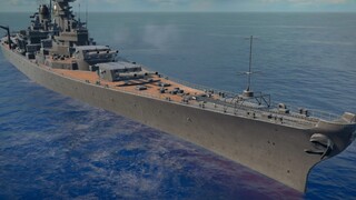Modern Warships: USS MISSOURI online match gameplay.